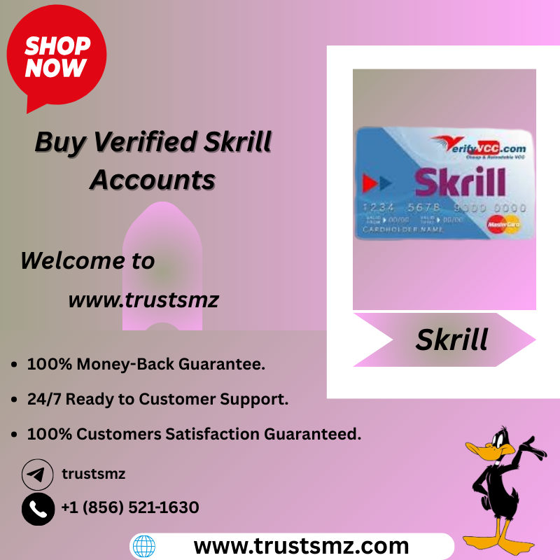 Buy Verified Skrill Accounts -100% Safe & USA,UK, Others Countries